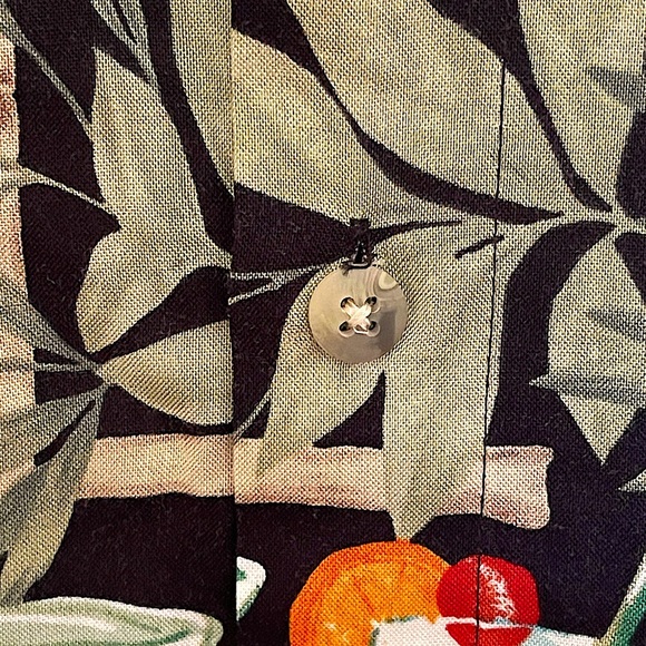 🔥SALE🔥CAMPIA MODA VINTAGE HAWAIIAN TROPICAL MARTINI 100% RAYON SHIRT SZ LG - Picture 7 of 9